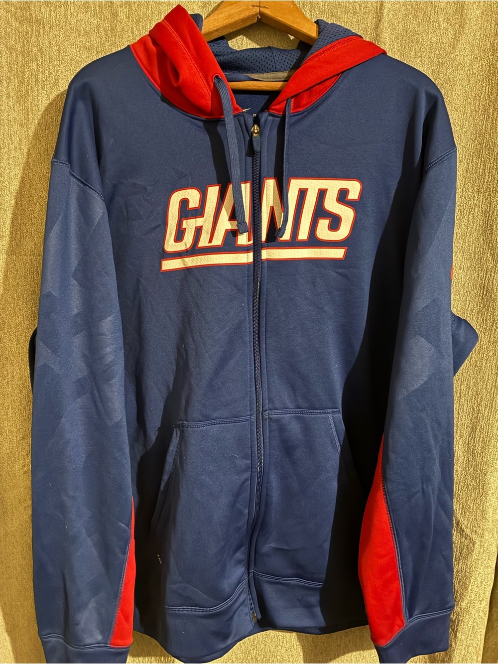 'GIANTS' Full-Zip Hoodie jacket size XXL